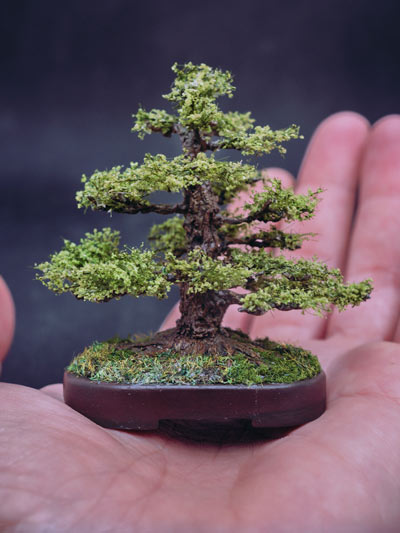 Handmade miniature trees